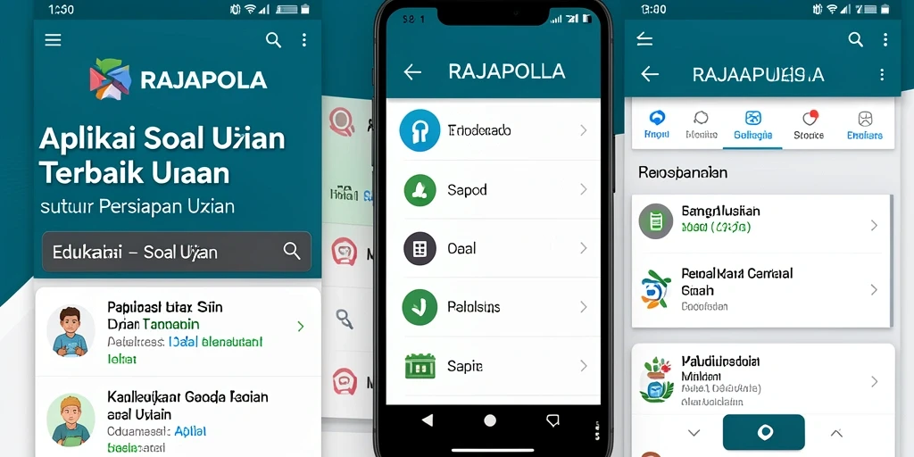 Tampilan antarmuka RAJAPOLA yang sederhana dan fungsional.